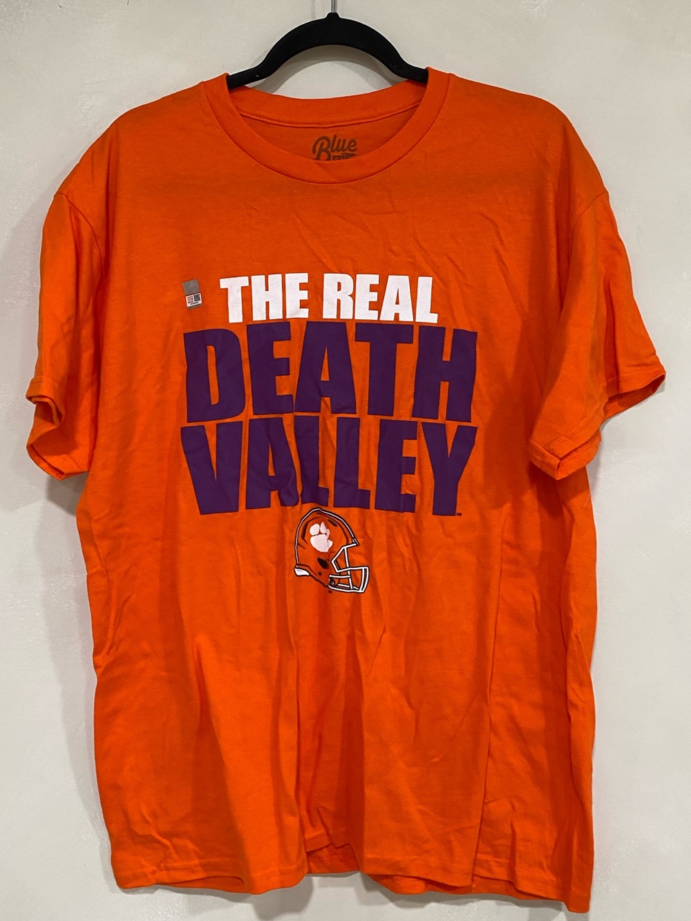 Blue 84 Unisex Blue 84 Orange Clemson Tigers The Real Death Valley T-Shirt NWOT